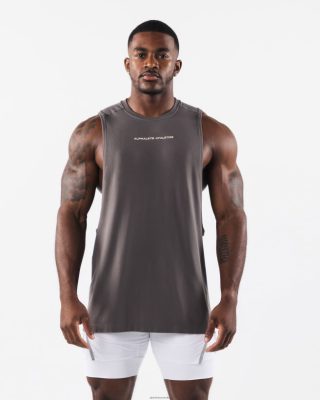 Clothing Alphalete Men AA Airtech Cutoff Dusty Concrete Grey 686D00575 Alphalete Leggings Australia