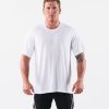 Clothing Alphalete Men AA Airtech Tee White 686D00507 Alphalete Shorts Sale