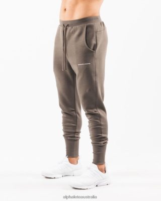 Clothing Alphalete Men Academy Club Jogger Desert Taupe Brown 686D00716 Alphalete Leggings Australia