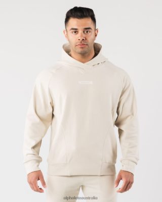 Clothing Alphalete Men Identity Pro Hoodie Sea Shell Brown 686D00621 Alphalete Shorts Sale