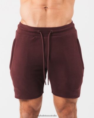 Clothing Alphalete Men Identity Short 6" Sangria Red 686D00677 Alphalete Leggings Australia