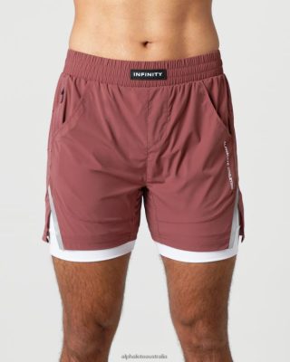 Clothing Alphalete Men Infinity Speed Short 5.5" Autumn Red 686D00685 Alphalete Australia