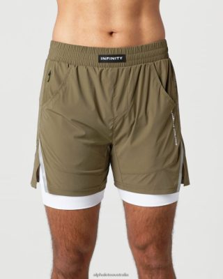 Clothing Alphalete Men Infinity Speed Short 5.5" Willow Green 686D00688 Alphalete Australia