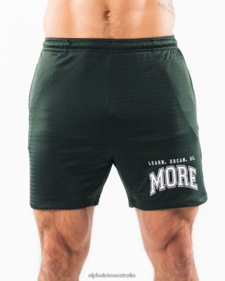 Clothing Alphalete Men LDB More Mesh Short 6" Evergreen 686D00665 Alphalete Leggings Australia