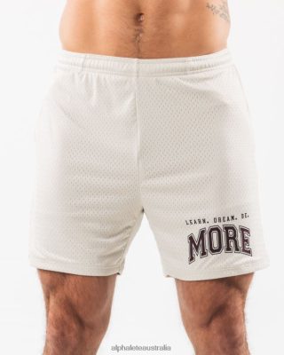 Clothing Alphalete Men LDB More Mesh Short 6" Sea Shell Brown 686D00663 Alphalete Shorts Sale