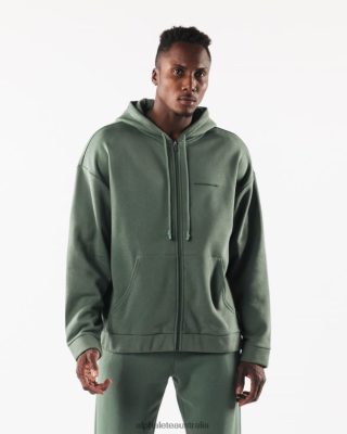Clothing Alphalete Men Origin Full-Zip Jacket Serene Green 686D00613 Alphalete Australia