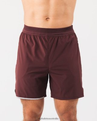 Clothing Alphalete Men Studio Short 6" Sangria Red 686D00681 Alphalete Shorts Sale
