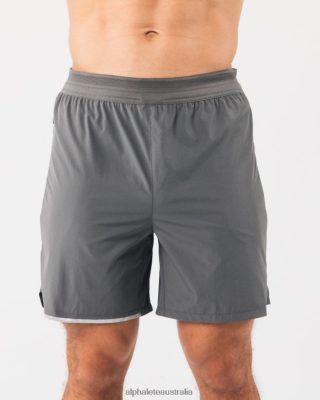 Clothing Alphalete Men Studio Short 6" Smoke Grey 686D00682 Alphalete Australia