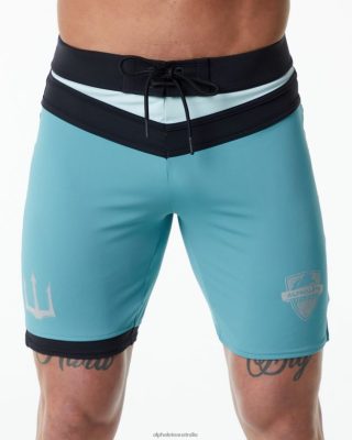 Clothing Alphalete Men Trident Competition Short Teal 686D00744 Alphalete Shorts Sale