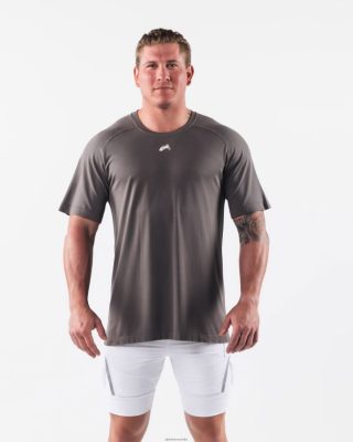 Clothing Alphalete Men Wolf Head Airtech Tee Dusty Concrete Grey 686D00518 Alphalete Leggings Australia