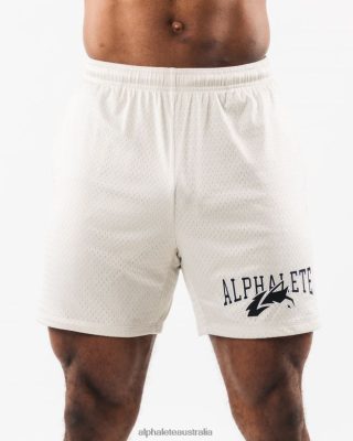 Clothing Alphalete Men Wolf Head Mesh Short 6" Sea Shell Brown 686D00658 Alphalete Australia