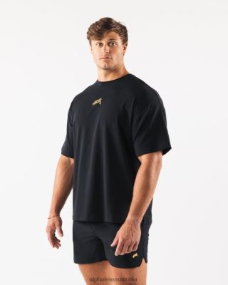 Clothing Alphalete Men Wolf Head Paisley Print Tee Black 686D00531 Alphalete Shorts Sale