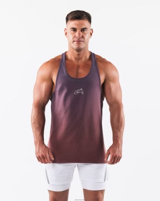 Clothing Alphalete Men Wolf Head Stringer Dusty Rose Gradient Purple 686D00560 Alphalete Leggings Australia