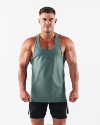 Clothing Alphalete Men Wolf Head Stringer Sage Green 686D00561 Alphalete Shorts Sale