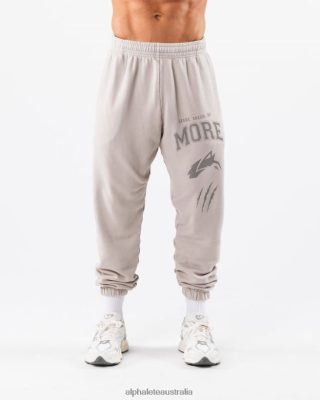Clothing Alphalete Unisex Earth Dye Graphic Jogger Silver Grey 686D00455 Alphalete Leggings Australia