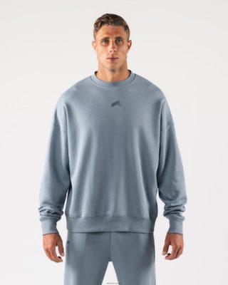 Clothing Alphalete Unisex Origin Crewneck Iceberg Blue 686D00266 Alphalete Leggings Australia