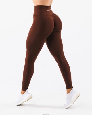 Clothing Alphalete Women Amplify Contour Legging Manhattan Brown 686D00374 Alphalete Leggings Australia