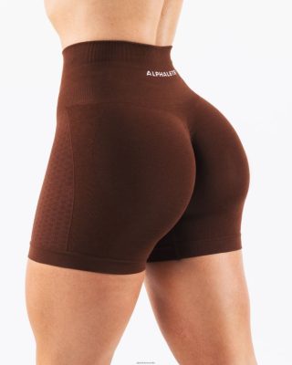 Clothing Alphalete Women Amplify Contour Short 5" Manhattan Brown 686D00297 Alphalete Shorts Sale