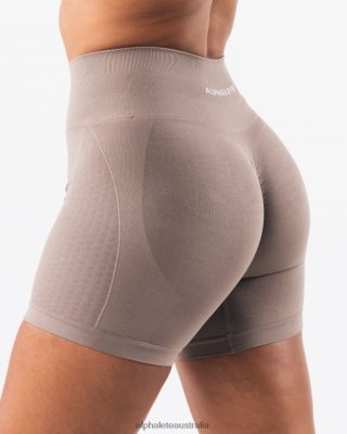 Clothing Alphalete Women Amplify Contour Short 5" Mocha Brown 686D00315 Alphalete Shorts Sale