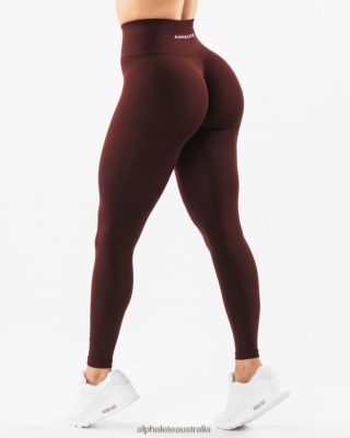 Clothing Alphalete Women Amplify Legging Sangria Red 686D00423 Alphalete Shorts Sale