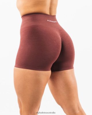 Clothing Alphalete Women Amplify Short 4.5" Dusty Rose Red 686D00305 Alphalete Leggings Australia