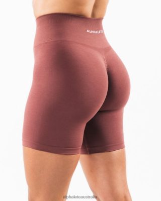 Clothing Alphalete Women Amplify Short 6.5" Autumn Red 686D00354 Alphalete Shorts Sale