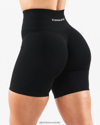 Clothing Alphalete Women Amplify Short 6.5" Black 686D00363 Alphalete Shorts Sale