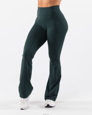 Clothing Alphalete Women Aura Flared Pant Cypress Green 686D00379 Alphalete Australia