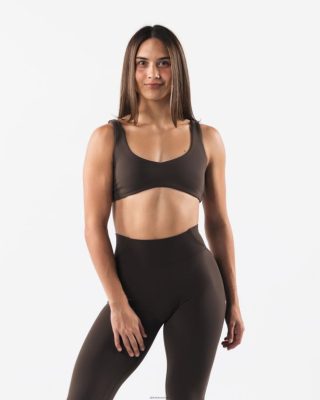 Clothing Alphalete Women Aura Sculpt Bra Cashmere Brown 686D0055 Alphalete Australia