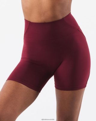 Clothing Alphalete Women Aura Short 5" Cran Red 686D00298 Alphalete Australia